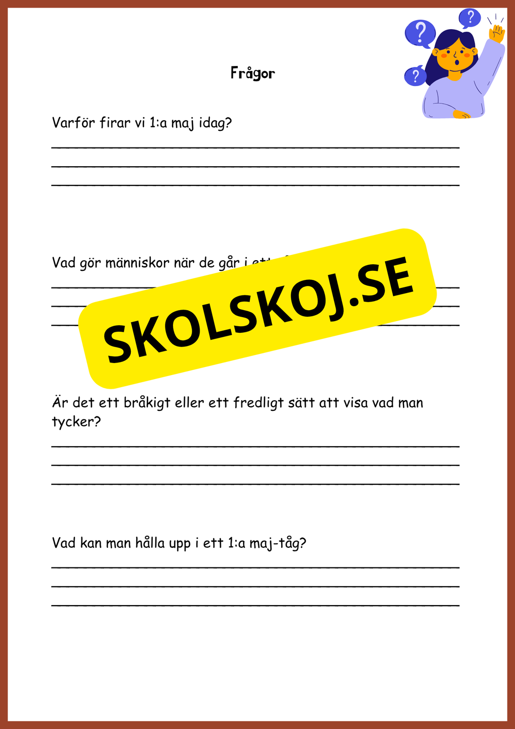 1:maj - Varför firar vi 1:a maj?