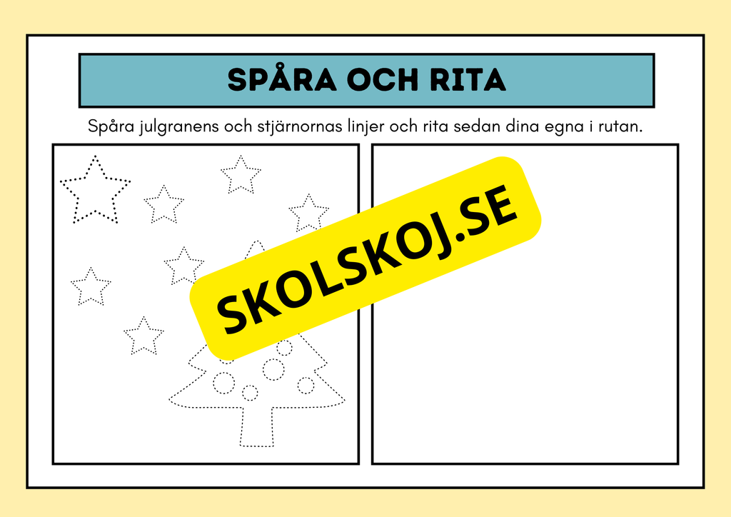 Spåra och rita - Häfte