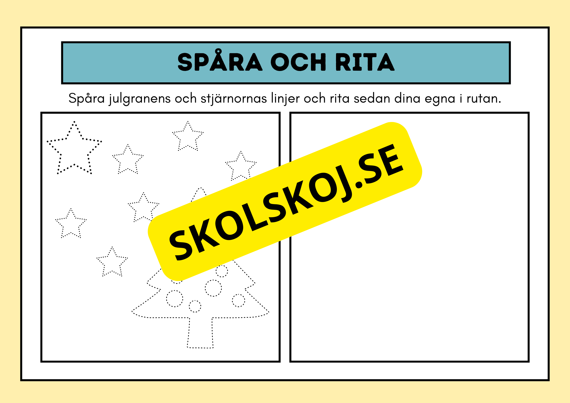 Spåra och rita - Häfte