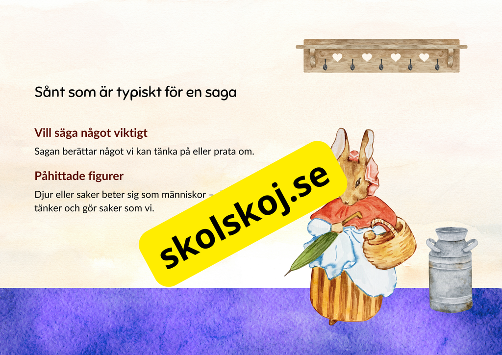 Små lärdomar från stora sagor + Frågor