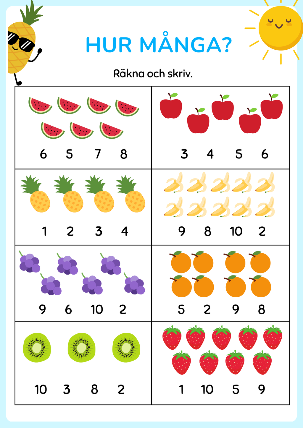 Min sommarbok - (33 sidor)