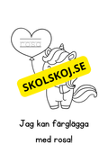 Alla hjärtans dag - Målarbok