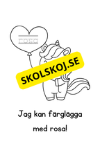 Alla hjärtans dag - Målarbok