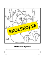 Vad heter djuret?