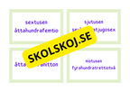 Att läsa siffror upp till 10 000
