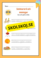 Sommarord och meningar