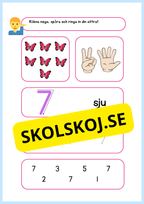 Jag lär mig siffror - 1 - 10