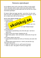Kemins magiska värld - Fakta + frågor - Åk 4 - 6