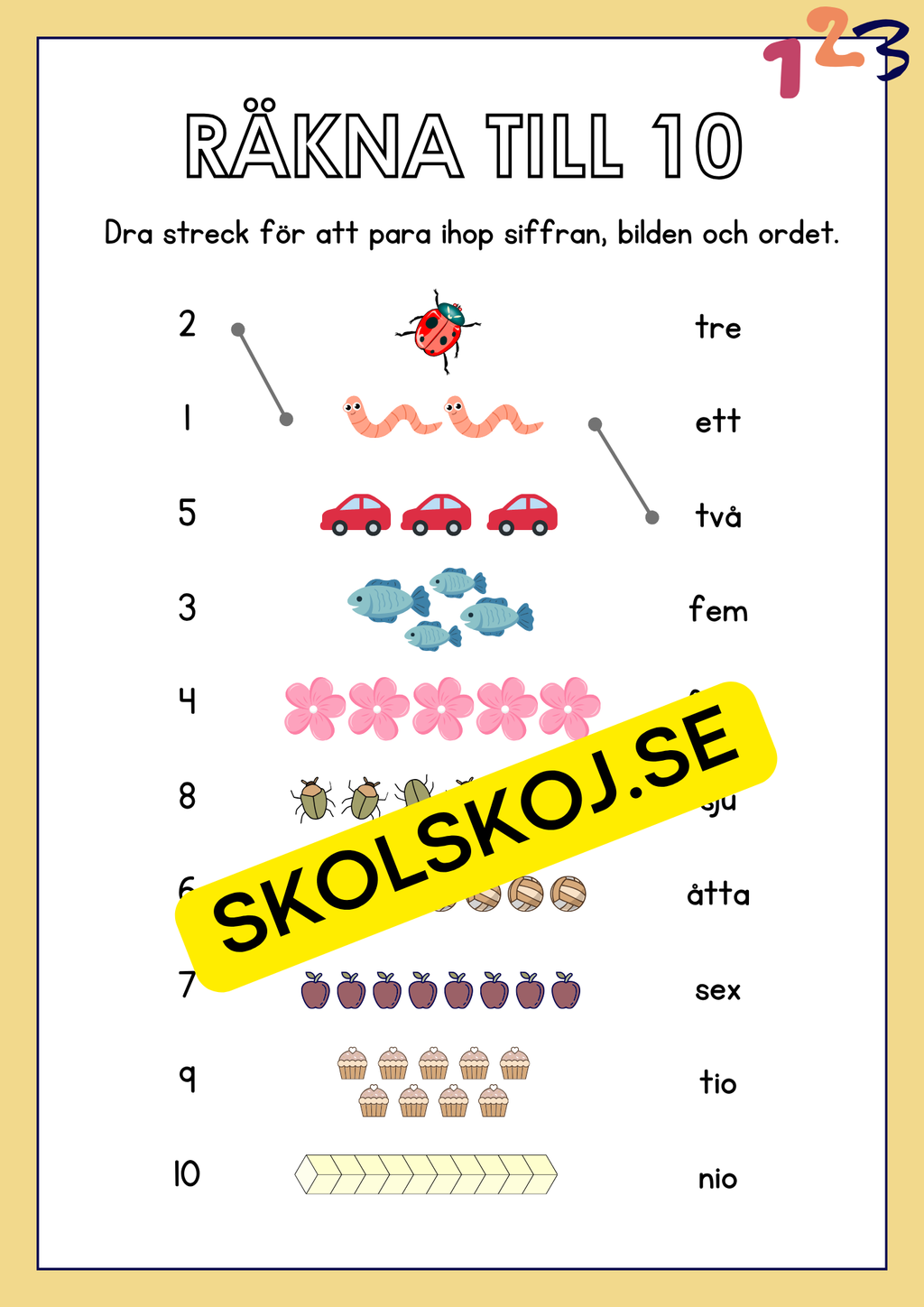 Räkna till 10