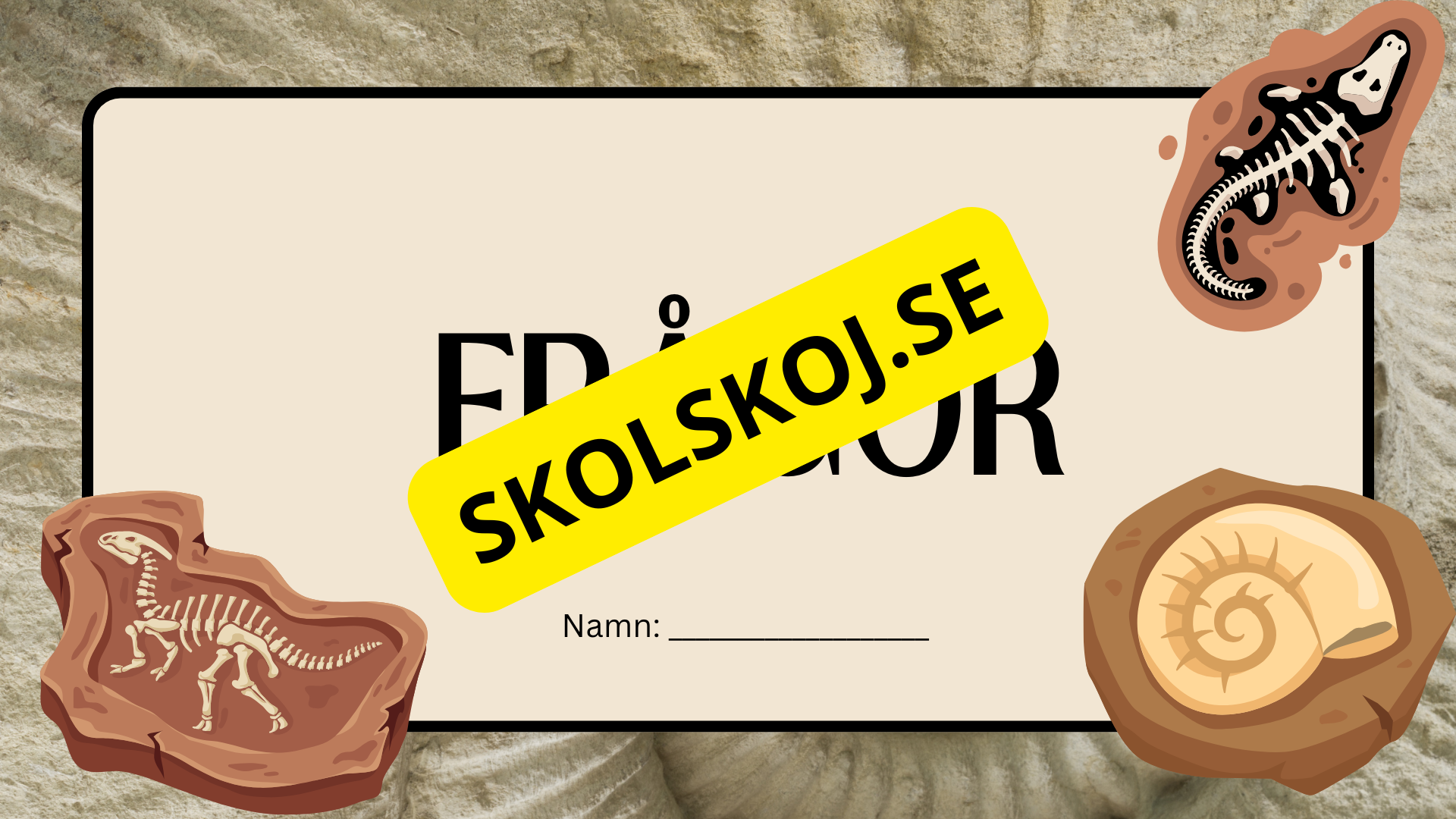 Fossiler - Åk 4 - 9