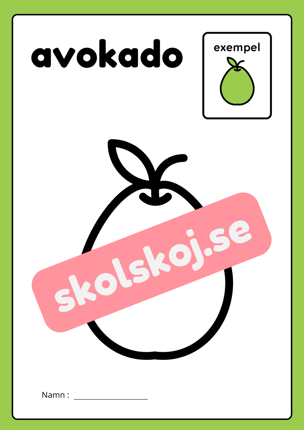 Fruktigt färgäventyr
