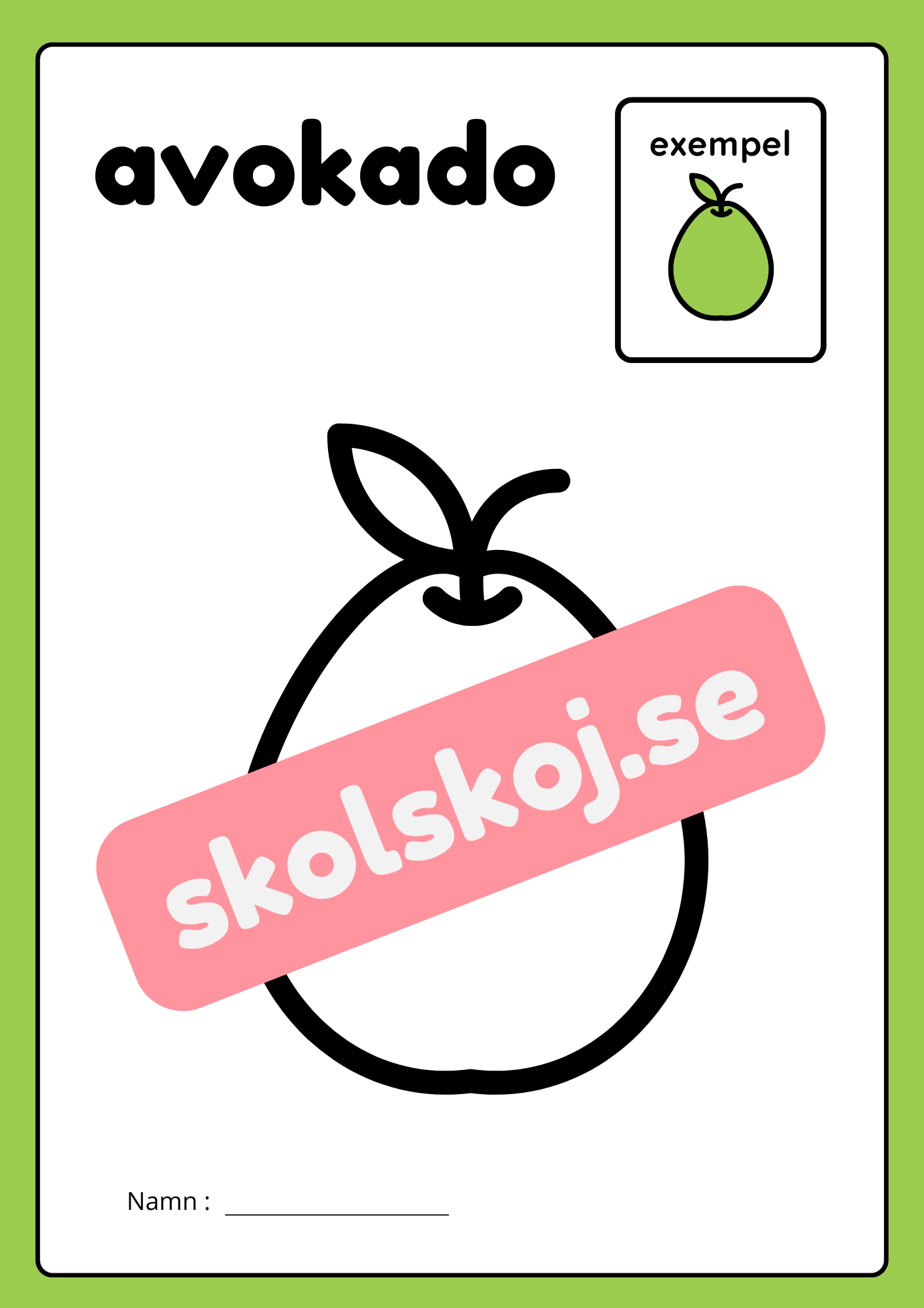 Fruktigt färgäventyr