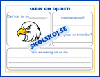 Skriv om djuret - Häfte