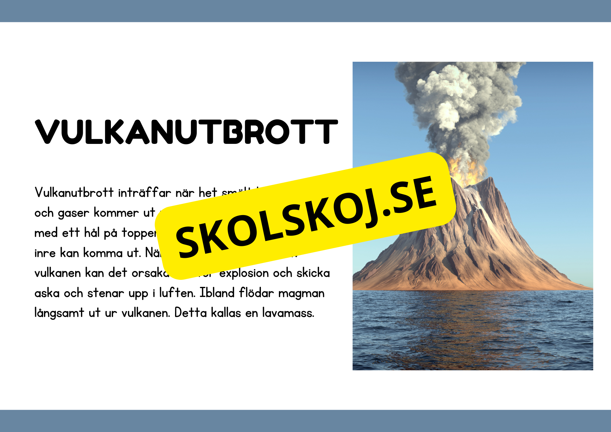 Naturliga katastrofer - Läsförståelse