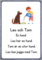 Enkel läsförståelse - Åk 1 - Åk 2