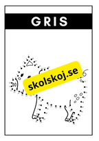 Djuren på bondgården - Prick till prick