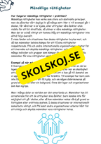 Att vara sig själv: Dina rättigheter och ansvar - Årskurs 4 - 6