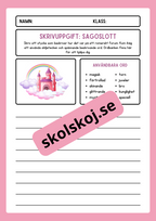 Skrivuppgifter - Hafte - arskurs 3 - 6