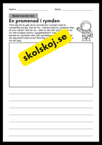 Beskrivande text - Tema promenader