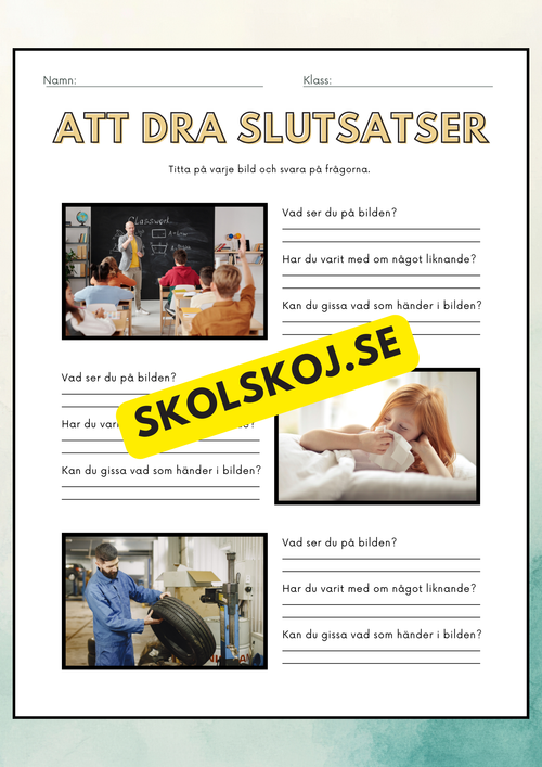 Att dra slutsatser - Häfte