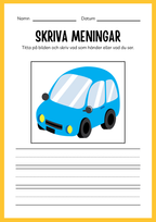 Fordon och färdmedel - Arbetsbok - Blandade uppgifter (24 sidor)