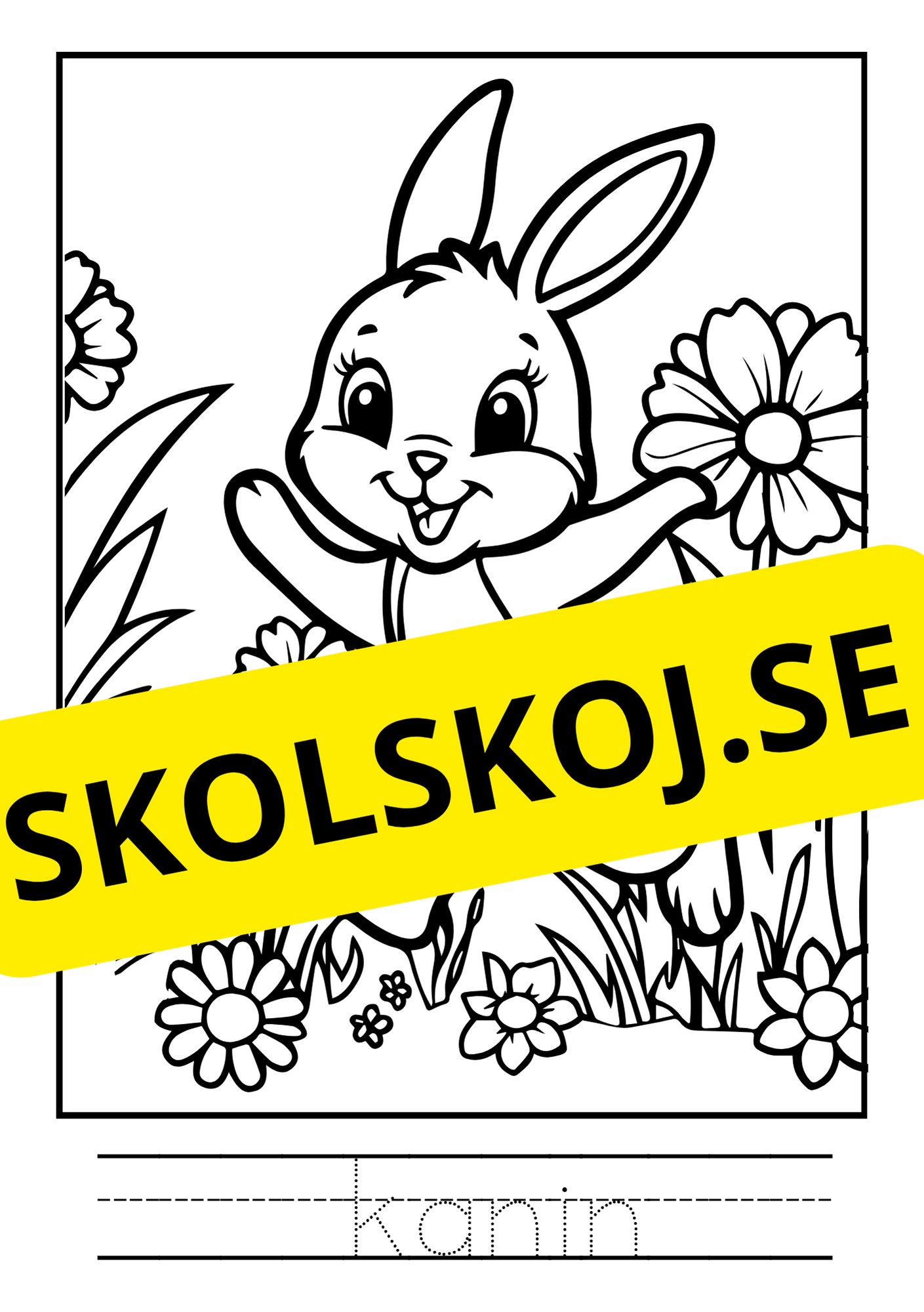 Bondgårdsdjur - Målarbok
