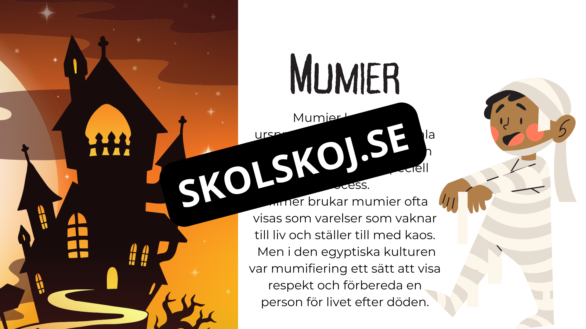 Klassiska figurer från Halloween