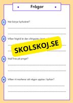 Kristendomen i Sverige - Då och nu - Årskurs 4 - 6