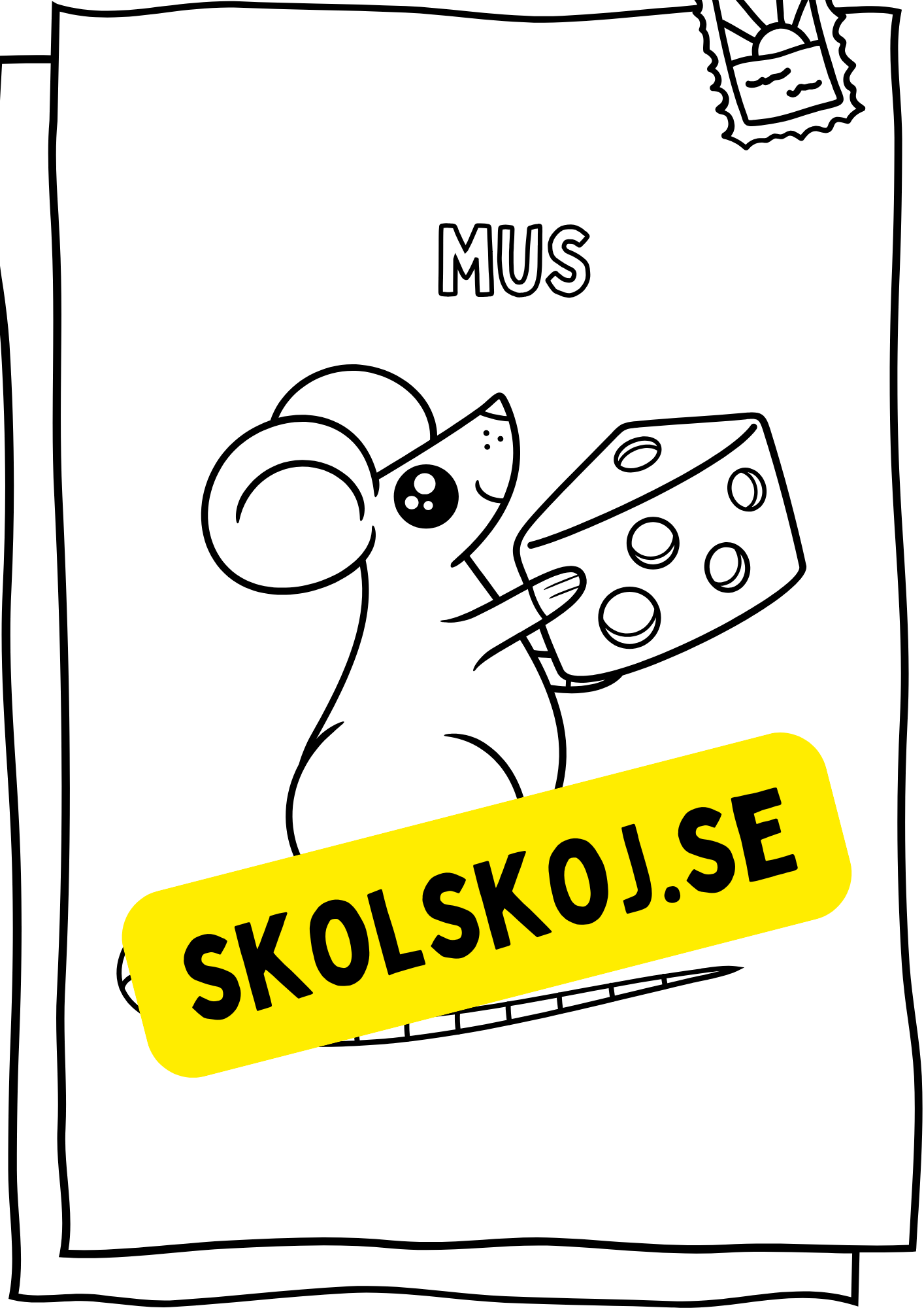 Bondgårdsdjur målarbok - Häfte