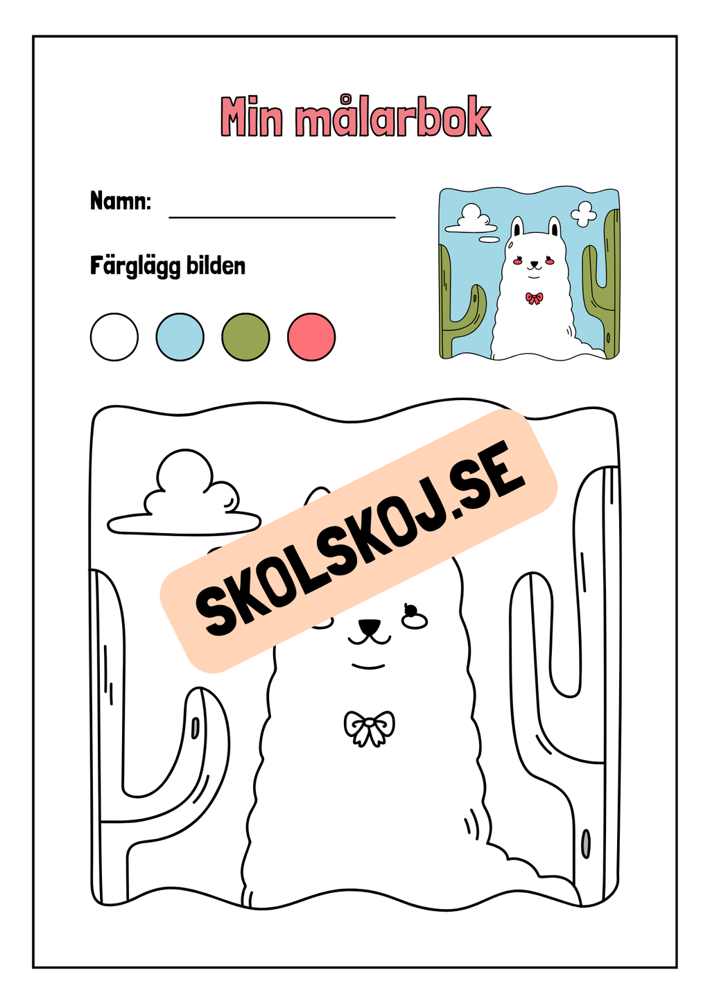 Min målarbok - Häfte