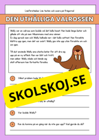 Läsförståelse - Djur- 14 texter