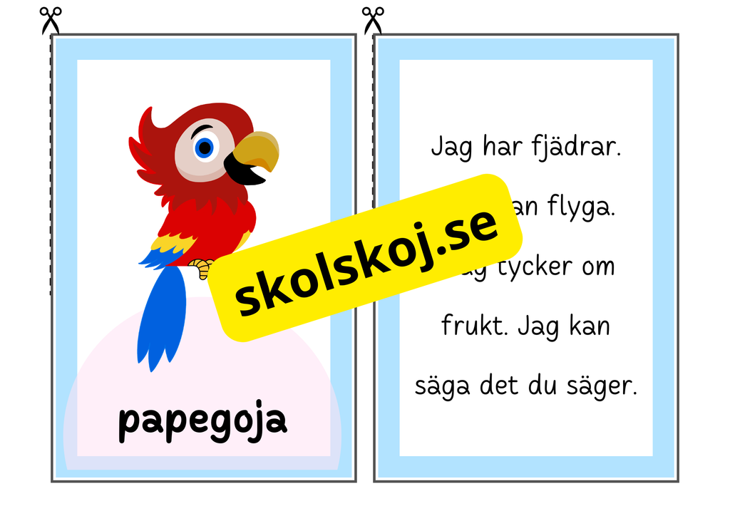 Grönt och vitt djurspel – Gissa husdjuret