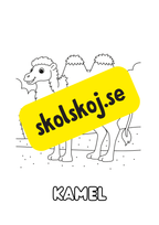Färgläggningsbok - Djur (25 sidor)