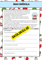 Läsuppgift med olika texter och teman - Årskurs 3 - 4