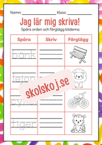 Häfte - Jag lär mig skriva
