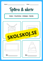 Spåra och skriv - Häfte