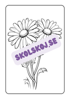 Blommor - Målarbok