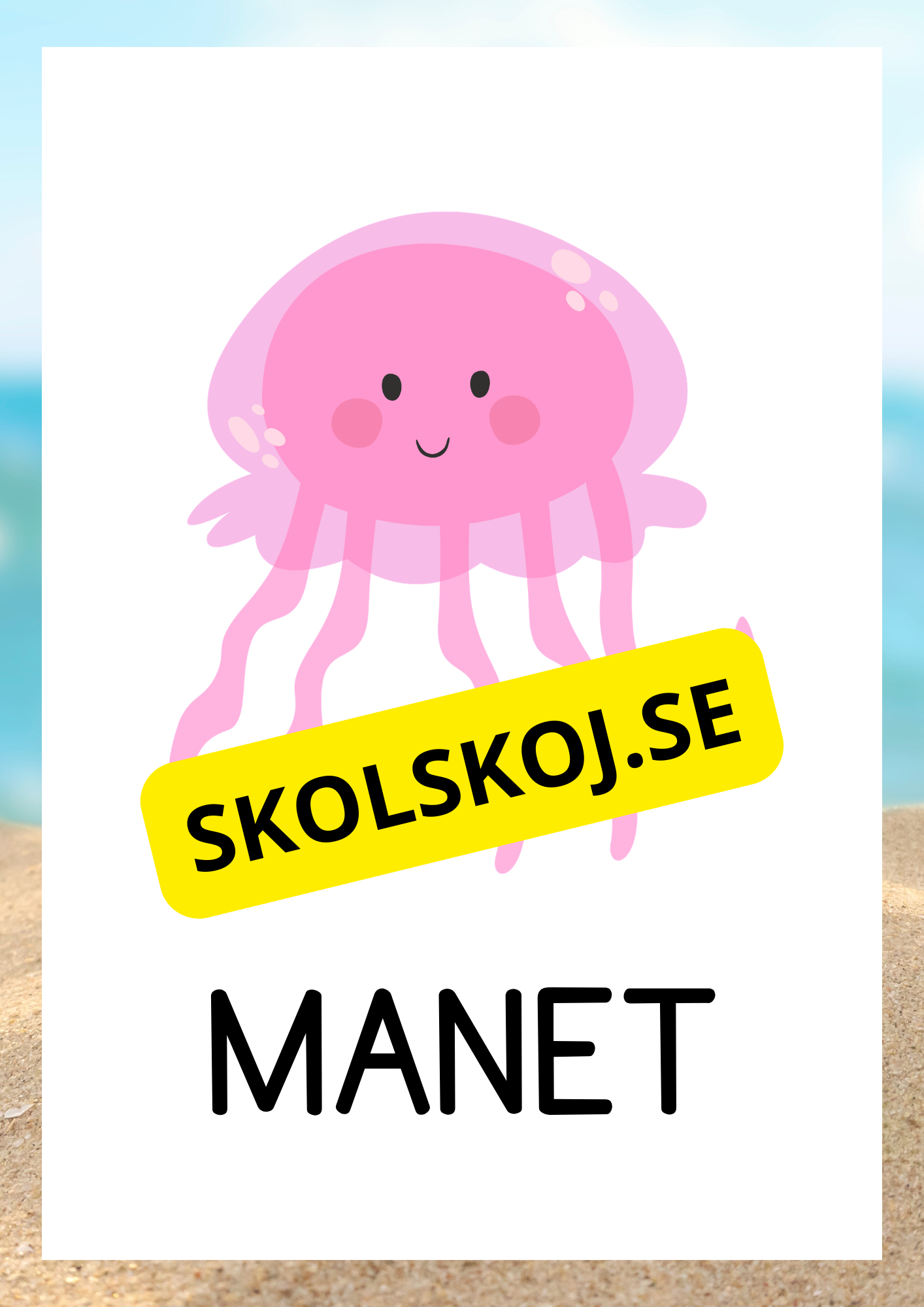 Havsdjur - Bildkort