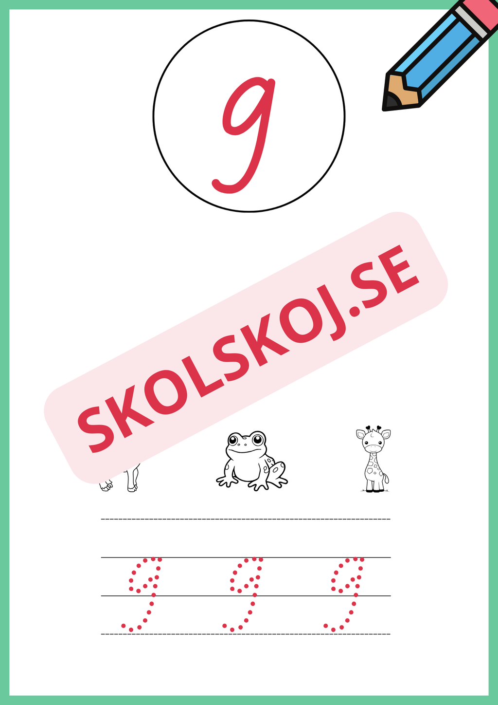 Jag lär mig alfabetet - Hela alfabetet