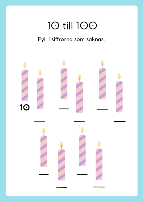 100 dagar i skolan + Medalj