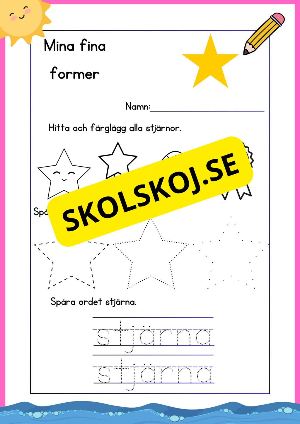 Mina fina former - Fk - Åk 3