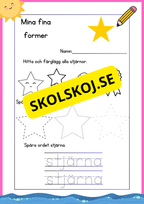 Mina fina former - Fk - Åk 3