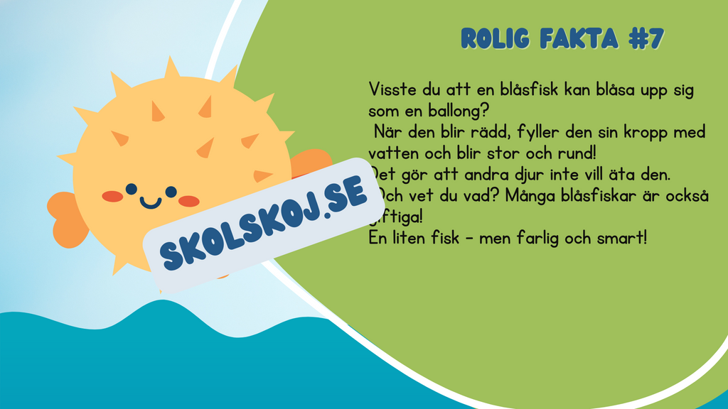 Roliga havsdjursfakta + roliga uppgifter