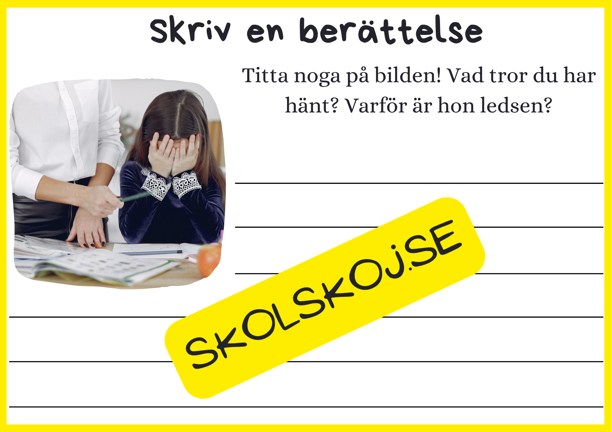 Skriv en berättelse - Skriv till bilden