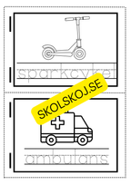 Min skrivbok - Tema fordon