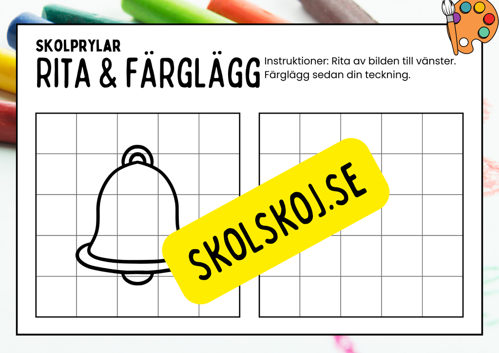 Rita och färglägg - Häfte