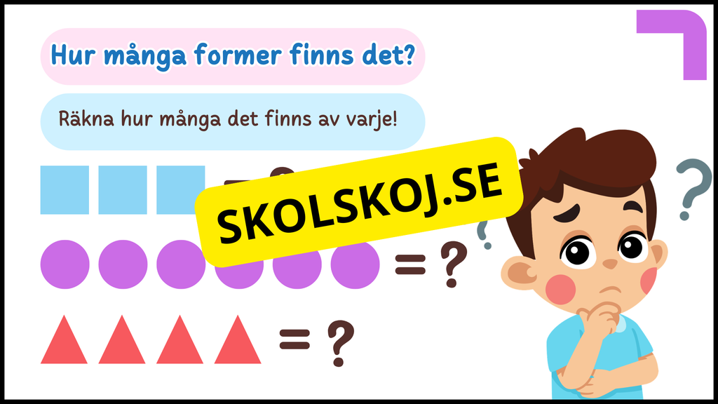 Vi lär oss former - Häfte - Fk - Åk 1
