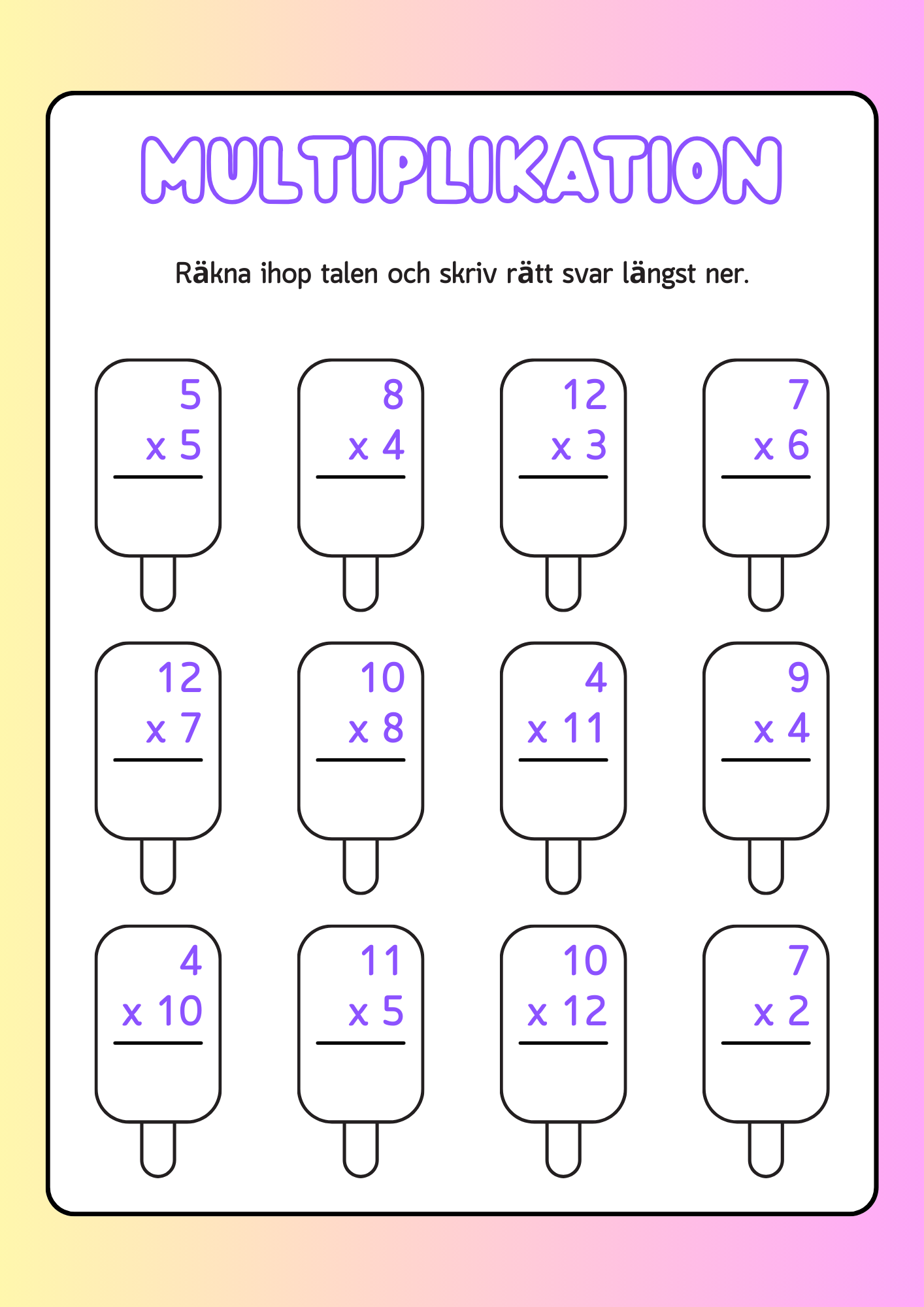 Min nya sommarbok