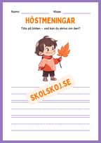 Höstmeningar