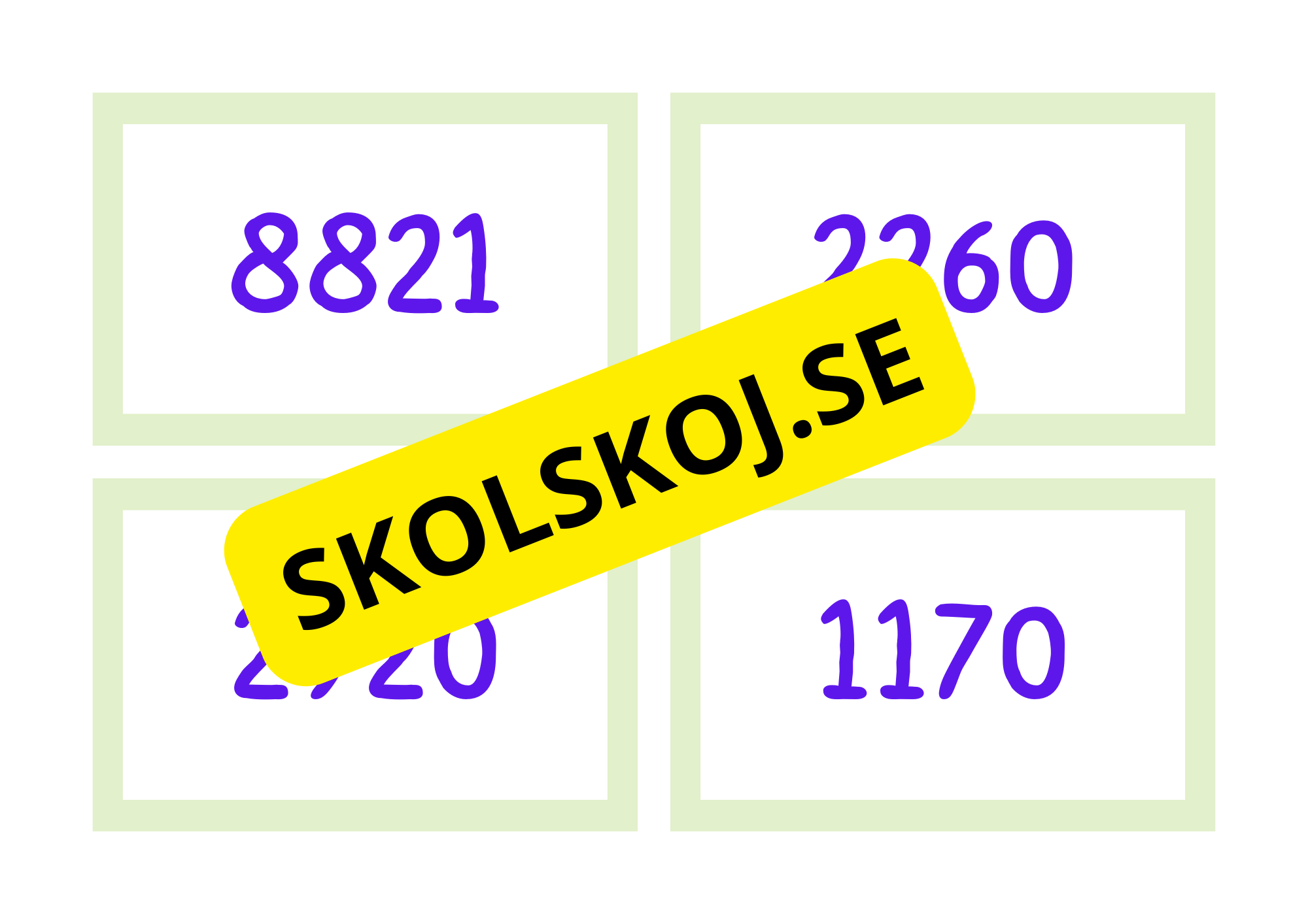 Att läsa siffror upp till 10 000